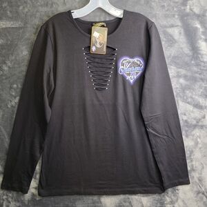 Sturgis Black Hills Rally 75th Anniversary 2015 Motorcycle Women's Shirt NWT